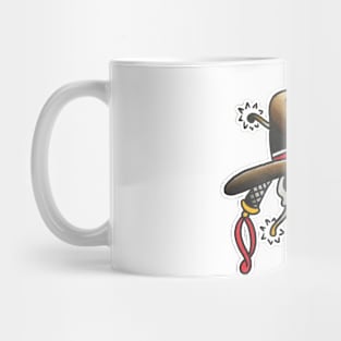 Cowboy Hat Tattoo Design Mug